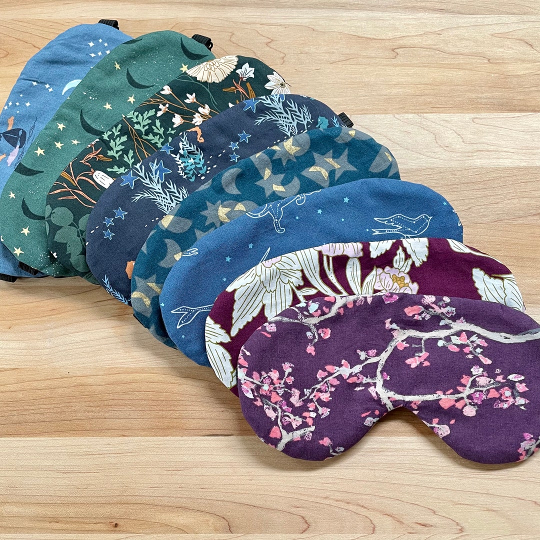 Cotton Sleep Mask, Eye Mask, Self Care, Relaxation, Meditation, Yoga