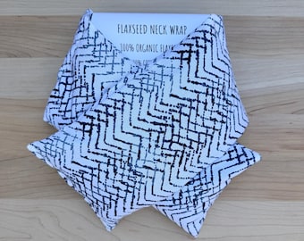 Leinsamen Hals Wrap, Bio Leinsamen & Lavendel, Aromatherapie, Meditation, Entspannung, Selbstfürsorge Geschenk, Geschenk für Mama, strahlende Sonne Kupfer