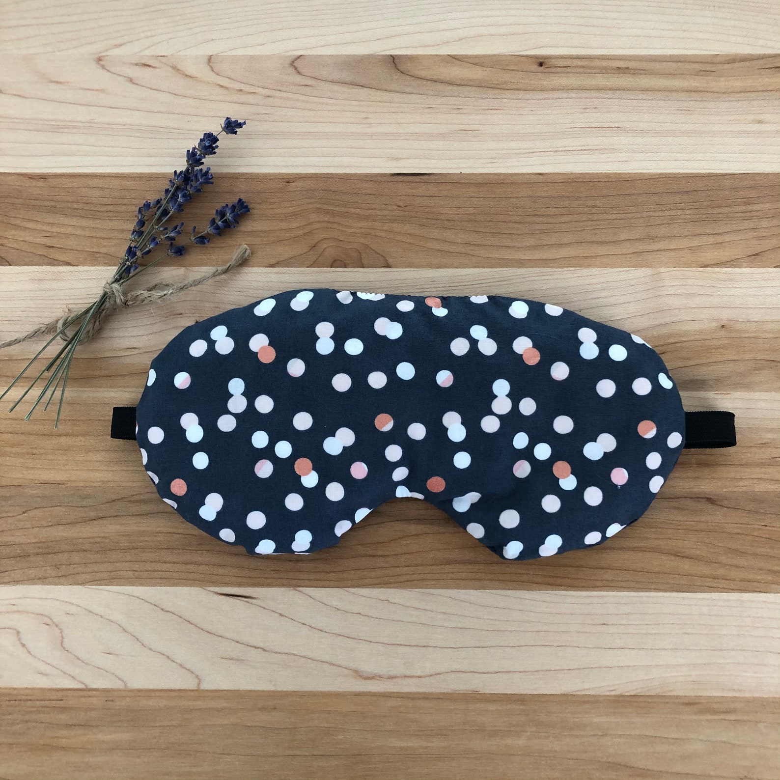 Weighted Eye Mask Organic Flax Seed & Lavender Sleep Mask Etsy