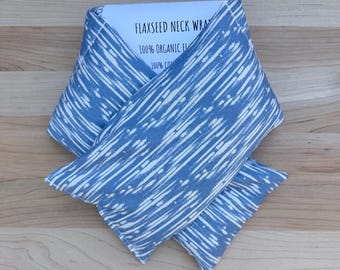 Leinsamen Hals Wrap, Bio Leinsamen & Lavendel, Aromatherapie, Meditation, Entspannung, Selbstfürsorge Geschenk, Geschenk für Mama, strahlende Sonne Kupfer