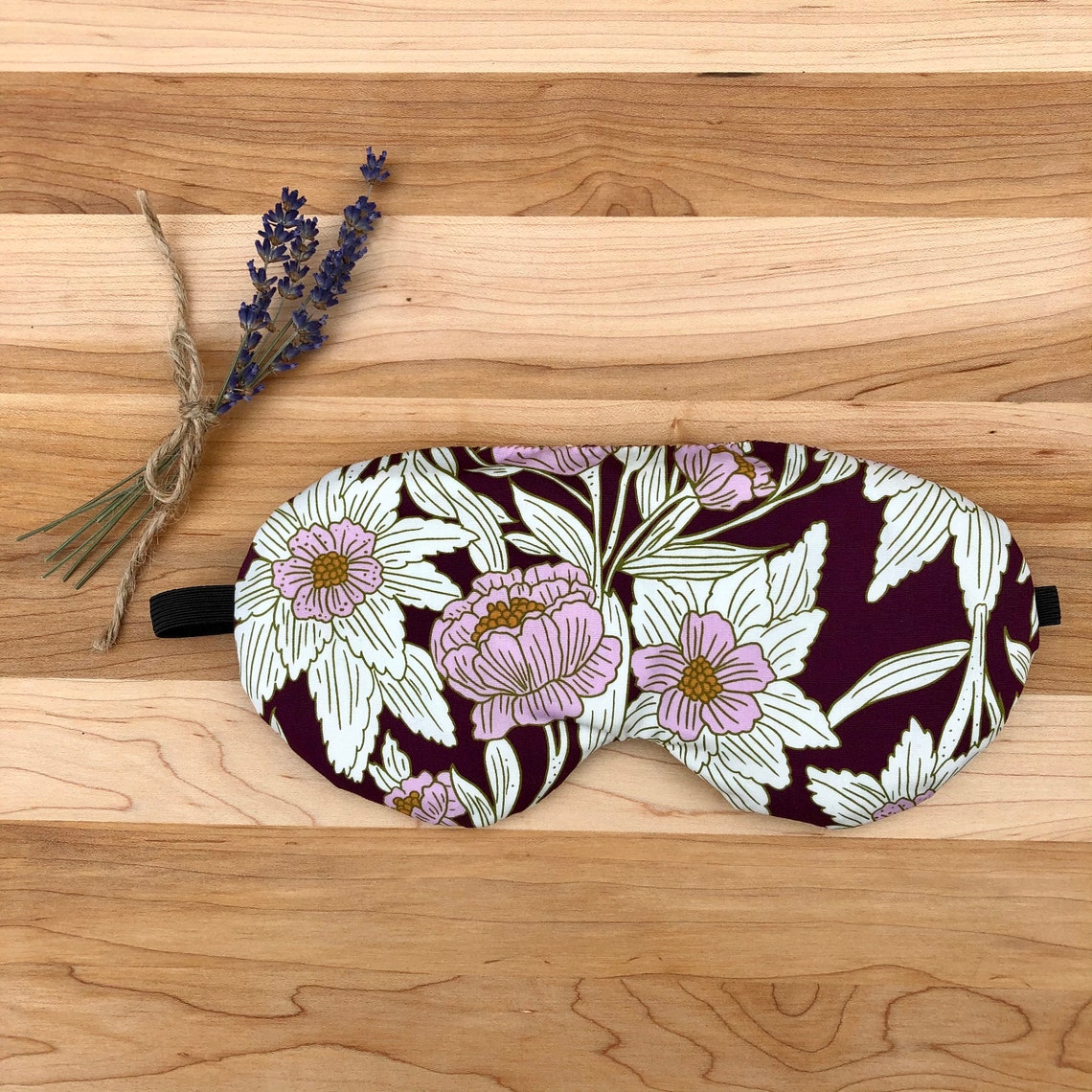Weighted Eye Mask Organic Flax Seed & Lavender Sleep Mask Etsy