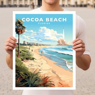 Mappa Vintage Apopka Florida – Poster Su Tela Per Decorazione Murale – Opera D’Arte Souvenir – 23x28 Cm (Senza Cornice)