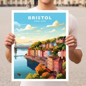 Bristol England UK Travel Wall Art Poster Print