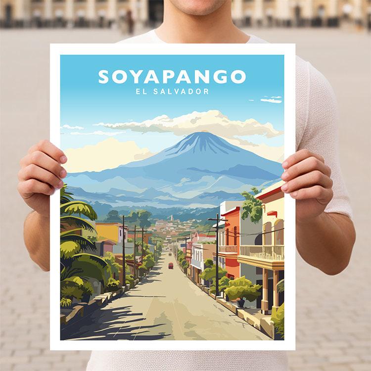 Soyapango El Salvador Travel Wall Art Poster Print - Etsy