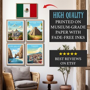 Playa del Carmen Mexico Quintana Roo Travel Wall Art Poster Print image 2