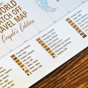 The World Couples Edition Scratch Off Travel Map by Mappinners image 3