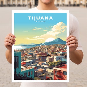 Tijuana Mexico Baja California Travel Wall Art Poster Print