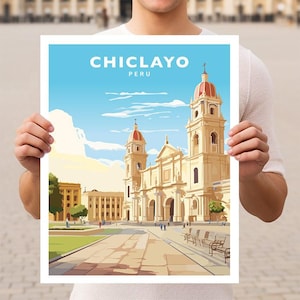 Chiclayo Peru Travel Wall Art Poster Print