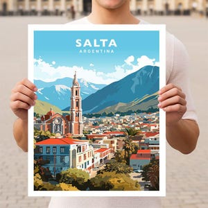 Salta Argentina Travel Wall Art Poster Print