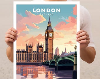 London England UK Reise Wand Kunst Poster Print