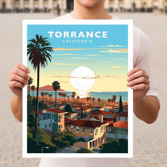 トーランス カリフォルニア 旅行 ウォールアート ポスター プリント