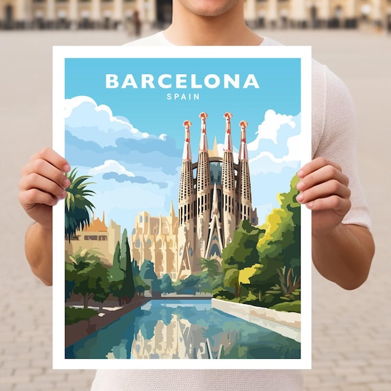 バルセロナ、スペイン、サグラダ・ファミリア 旅行 ウォールアート