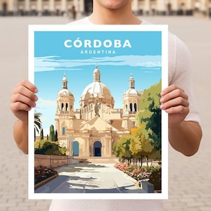 Córdoba Argentina Cordoba Travel Wall Art Poster Print