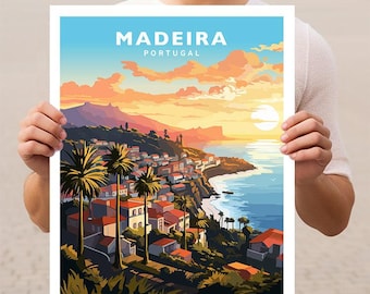 Reisposter Madeira, Portugal, reisposter
