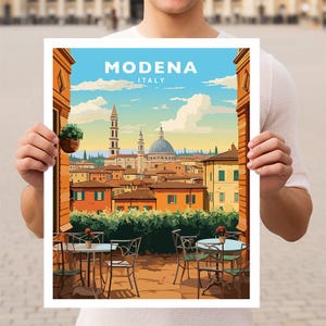 Modena Italy Travel Wall Art Poster Print
