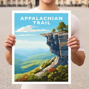 Appalachian Trail Travel Wall Art Poster Print