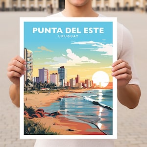Punta del Este Uruguay Travel Wall Art Poster Print
