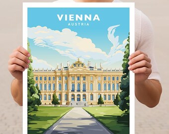 Vienna Austria Travel Wall Art Poster Print