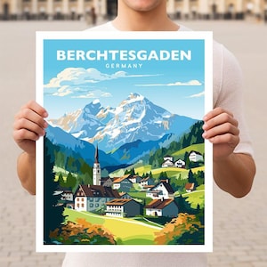 Berchtesgaden Germany Travel Wall Art Poster Print