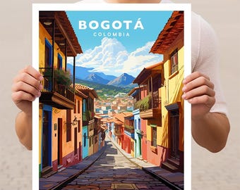 Bogotá Colombia Bogota Travel Wall Art Poster Print