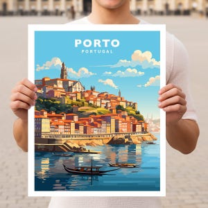 Porto Portugal Travel Wall Art Poster Print