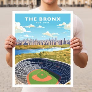 The Bronx New York City New York Travel Wall Art Poster Print