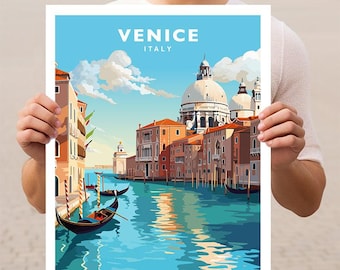 Venice Italy Grand Canal Travel Wall Art Poster Print