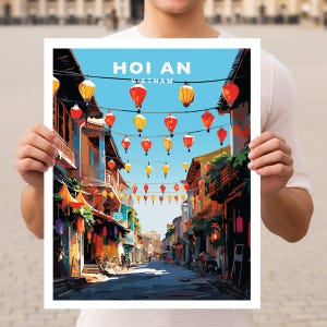 Hoi An Vietnam Travel Wall Art Poster Print