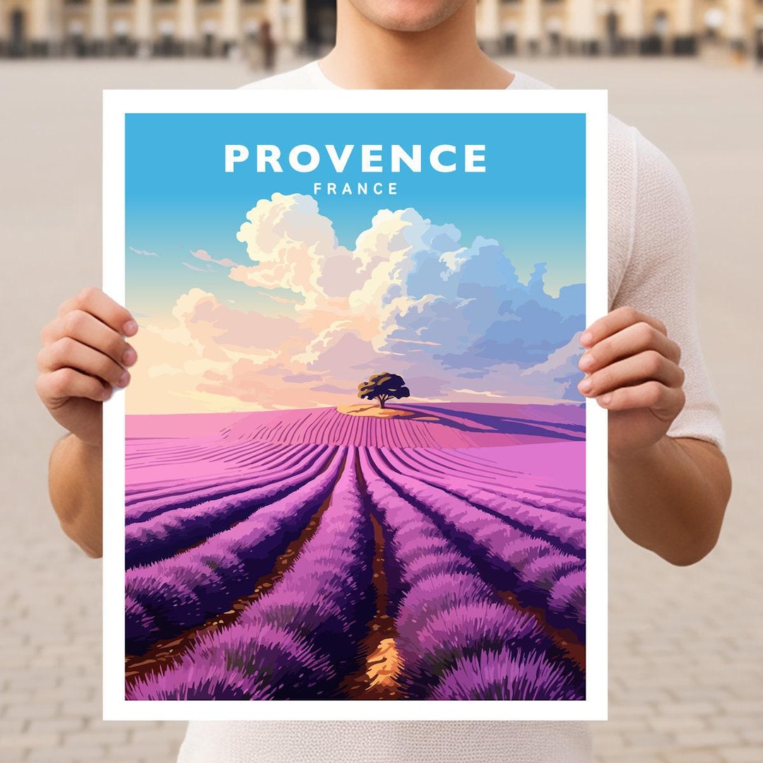 Provence France Travel Wall Art Poster Print - Etsy