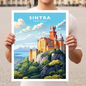 Sintra Portugal Travel Wall Art Poster Print