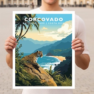 Corcovado National Park Costa Rica Travel Wall Art Poster Print