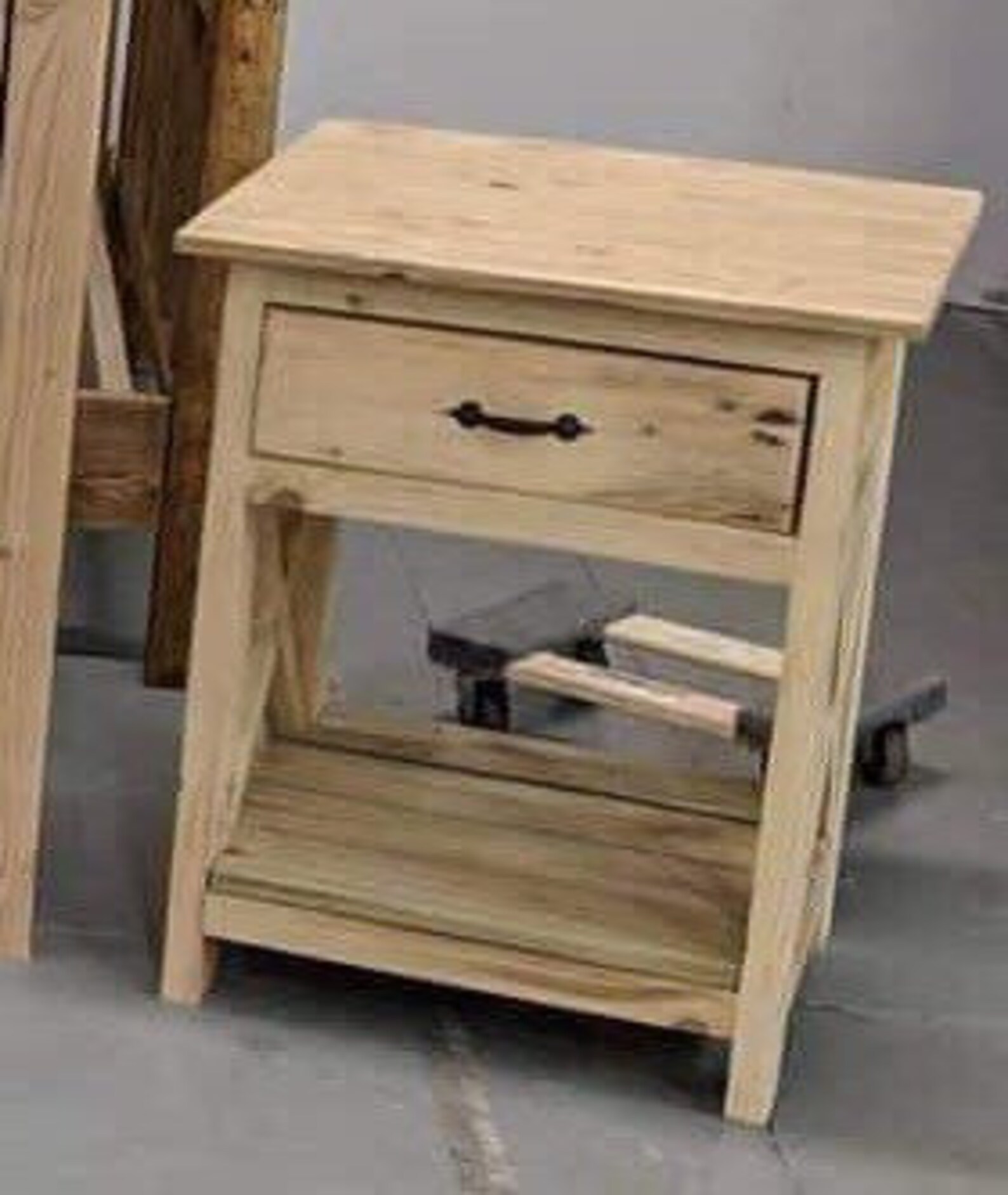 Reclaimed Rustic Barnwood Nightstand Nightstands Reclaimed Etsy