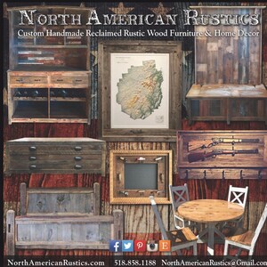 Rustic Reclaimed Wood Picture Frame, Weathered Gray Handmade Display image 4
