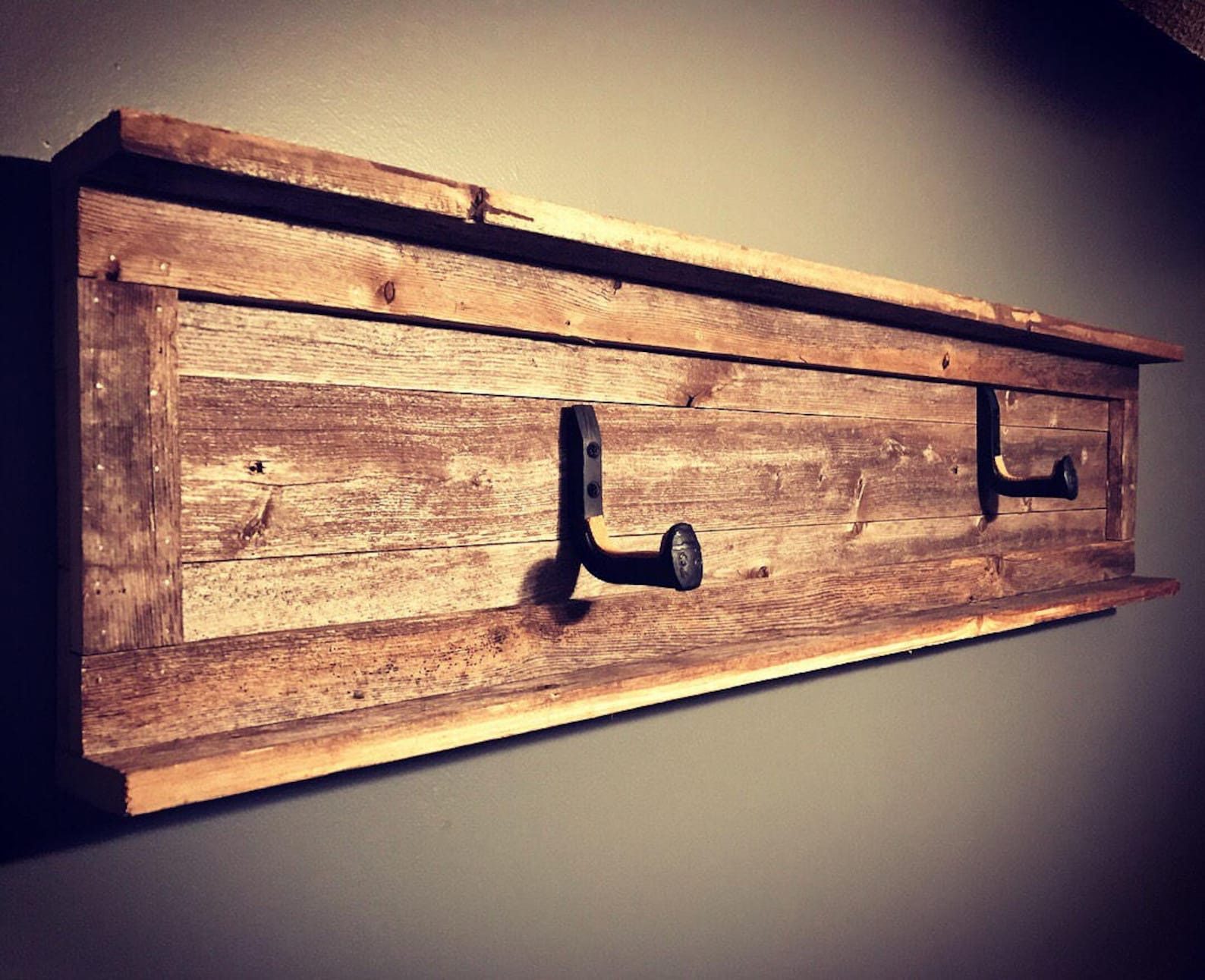 Rustic Gun Rack Gun Rack Display Railroad Spike Gun Rack Etsy