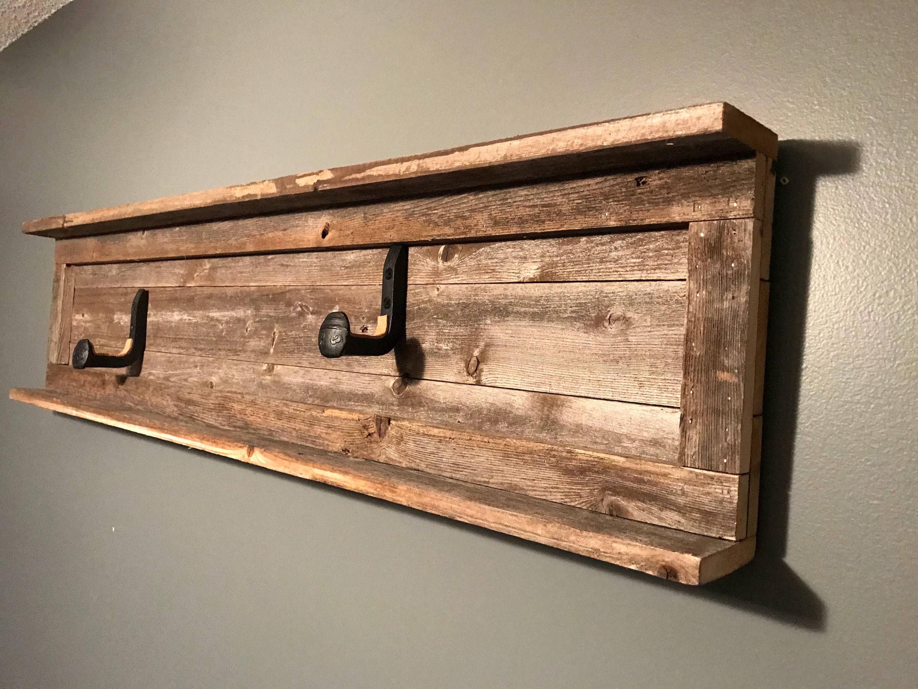 Rustic Gun Rack Gun Rack Display Railroad Spike Gun Rack Etsy
