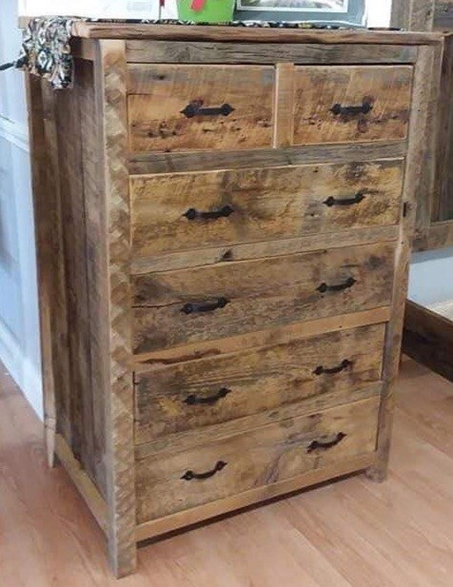 Reclaimed Rustic Barnwood Dresser Reclaimed Distressed Rustic Etsy