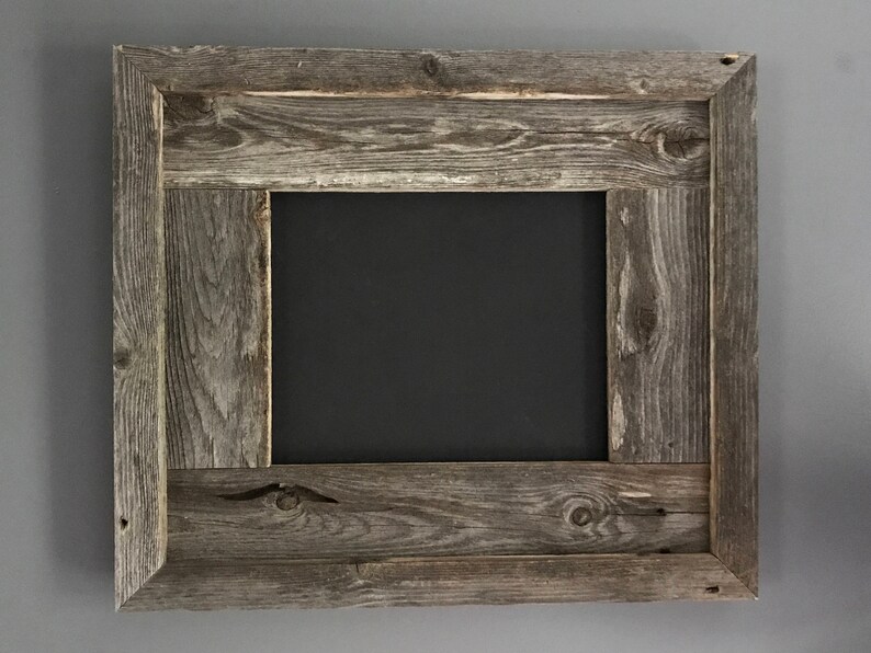 Rustic Picture Frame Reclaimed Wood Handmade Frame Etsy