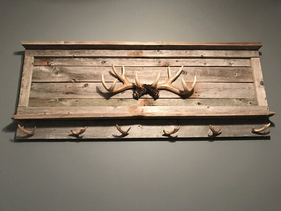 Rustic Gun Rack Gun Rack Deer Antler Antler Rack Mancave ...