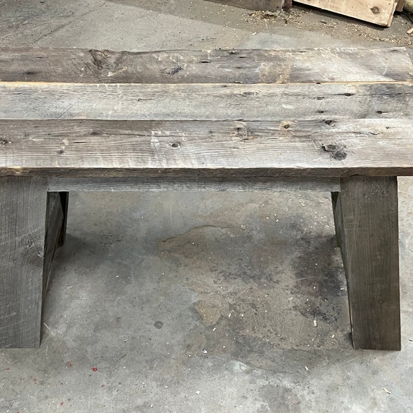 Rustic Bench Seat Etsy