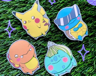 Gen 1 Starters (pack or singles)