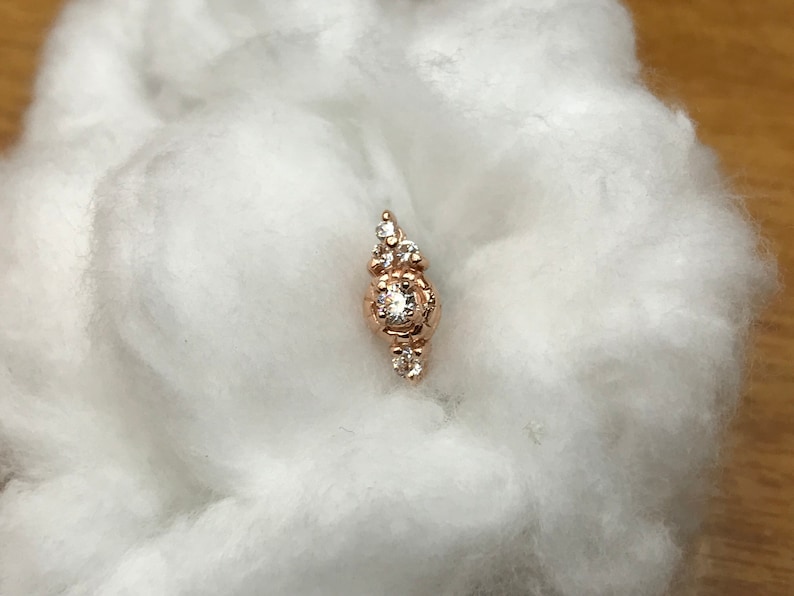 18g 16g Elegant bio flexible surgical steel internally helix,tragus,conch,upper lobe and forward helix ear piercing stud