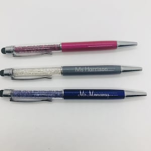 Laser-Engraved Pen with Stylus