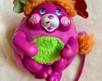 Rare Pink Pocket Popple toy 1985 Mattel plush, Vintage