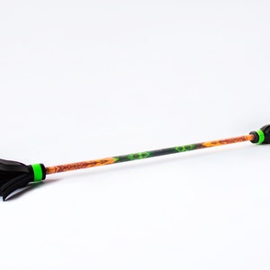EARTH/Nebula Dance Flower stick / juggling stick / devil stick / psychedelic fluorescent