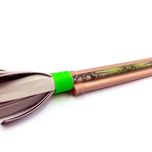 MOON / GreenNebula flowerstick / juggling stick/ devilstick