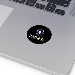 Katseye Band Vinyl Aufkleber | Runder Logo-Aufkleber | Kpop Band Merch | Wasserdichter Vinyl Aufkleber für Laptop, Flasche, Notebook, Tween Geschenk