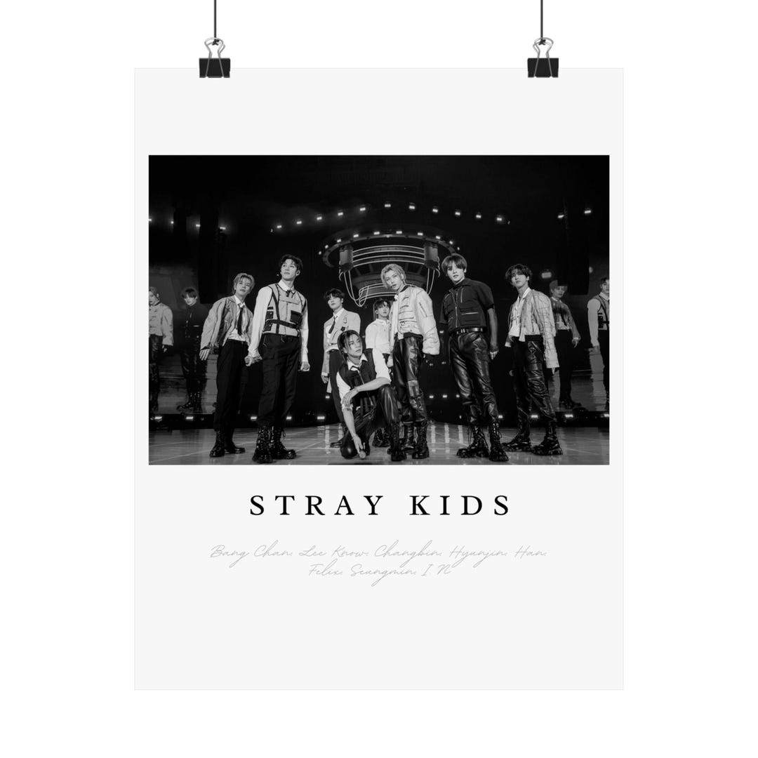 Stray Kids Poster | Kpop Wall Art | SKZ Room Decor | Bang Chan Lee Know ...