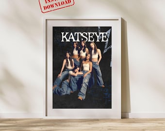 KATSEYE - 2nd Ep 'beautiful Chaos.' Out June 27th Poster - Etsy