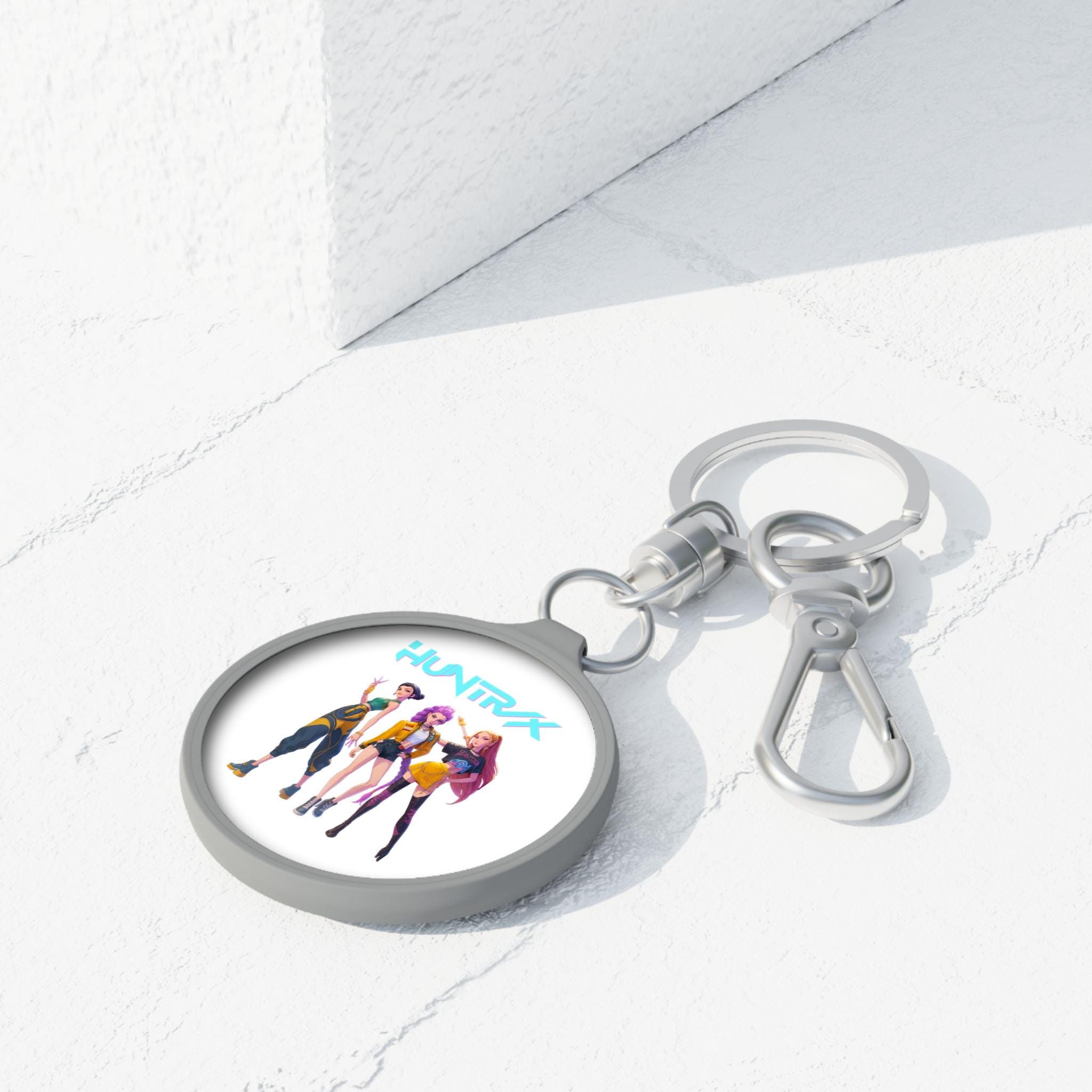 Huntrix Logo Keychain | Kpop Demon Hunters Bag Charm | Backpack Keyring ...