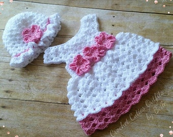 newborn crochet dress